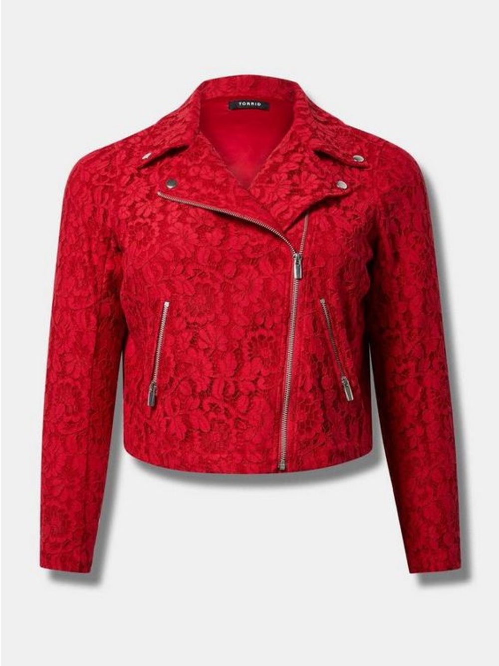 Torrid Crochet Lace Moto Jacket NWT
